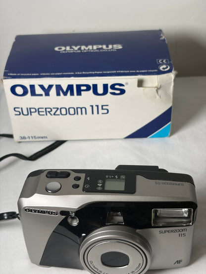 Appareil photo argentique compact Olympus Superzoom 115