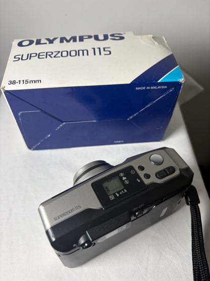 Appareil photo argentique compact Olympus Superzoom 115