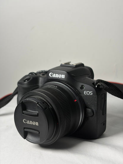 Appareil photo numérique hybride Canon EOS R100 + objectif 18-45 mm